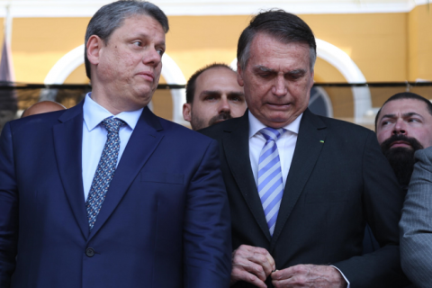 Tarcísio condiciona apoio à reeleição de Nunes em SP a decisão de Bolsonaro