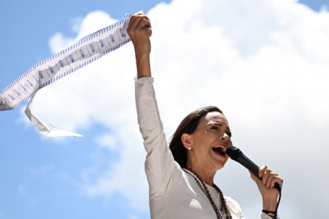 Nobel da Paz a María Corina Machado envia ‘mensagem poderosa’ de democracia, diz UE