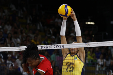 Seleção feminina de vôlei supera Quênia em primeiro jogo nas Olimpíadas de Paris 2024