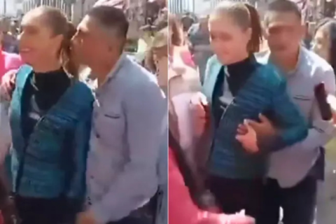 Presidente do México sofre assédio sexual na rua