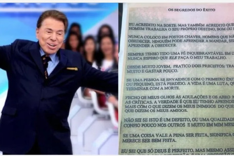Filhas de Silvio Santos encontram carta escrita pelo pai antes de morrer
