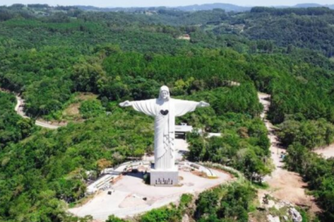 Cidade gaúcha vai inaugurar estátua de Jesus maior do que o Cristo Redentor