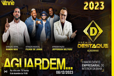 Prêmio Destaque 2023. Revista Vitrine premia as empresas e profissionais que se destacaram no ano.