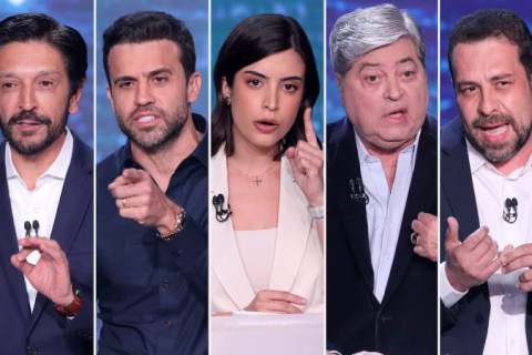 Debate entre candidatos à prefeitura de SP tem Nunes como alvo e Marçal destemperado