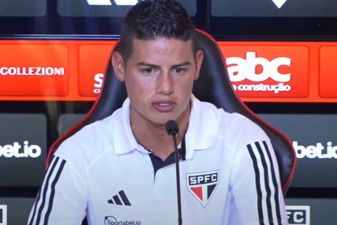 James Rodríguez rescinde contrato com o São Paulo