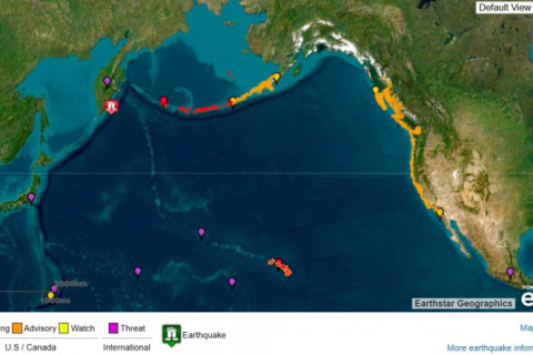 Havaí decreta estado de emergência e evacua zonas costeiras devido a possível tsunami