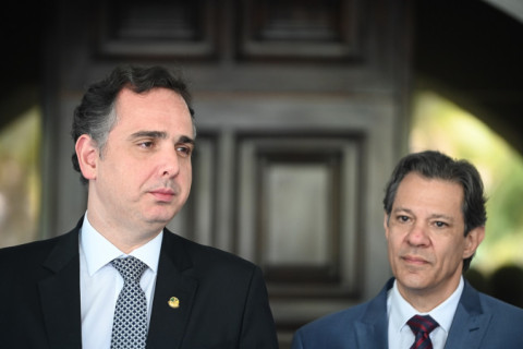 Rodrigo Pacheco e Fernando Haddad almoçam nesta quarta para discutir cronograma do pacote de cortes de gastos